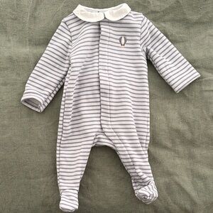 Classic Striped Footie Pajamas